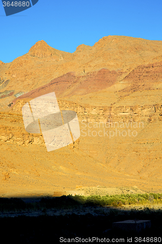 Image of in   africa morocco   ground isolated hill