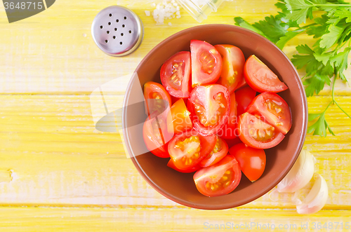 Image of salad from tomato