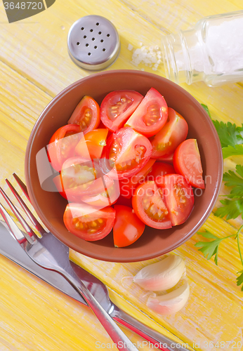 Image of salad from tomato