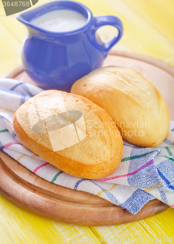 Image of milk and bread