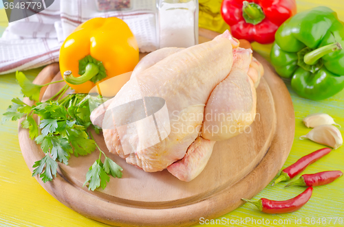 Image of chicken and vegetables