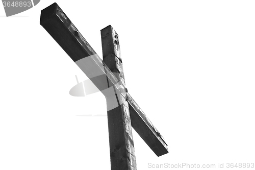 Image of   in italy  cross traditional concept   ancian   and   the sky 