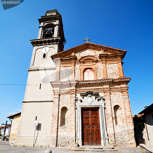 Image of heritage  old architecture in italy europe milan religion       