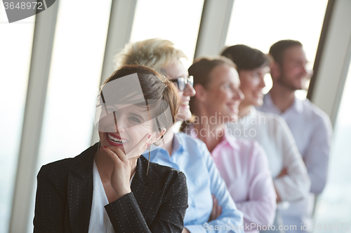 Image of diverse business people group