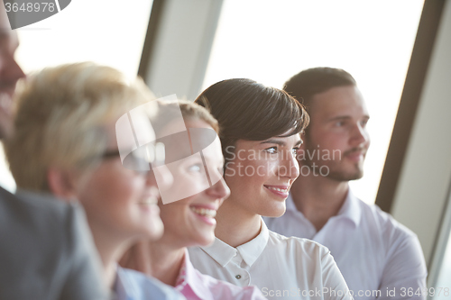 Image of diverse business people group