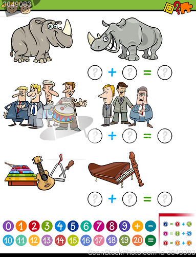 Image of mathematical preschool task