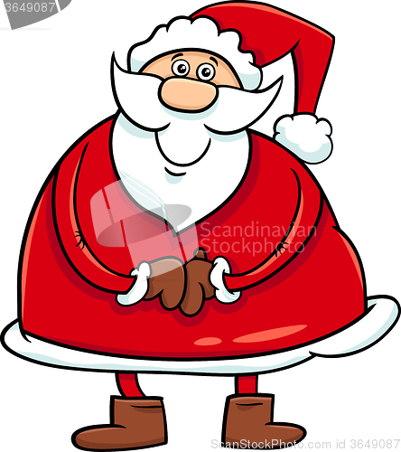 Image of santa claus cartoon character