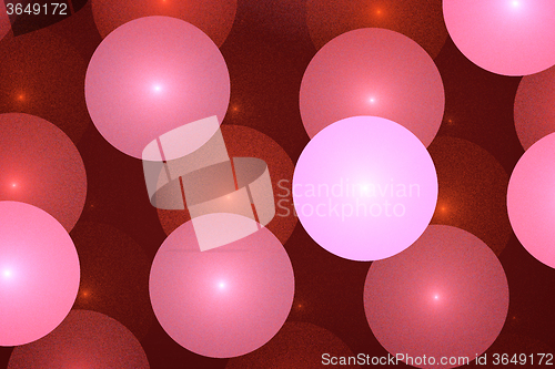 Image of Fractal image \"Glowing balls\"