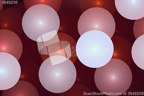 Image of Fractal image \"Glowing balls\"