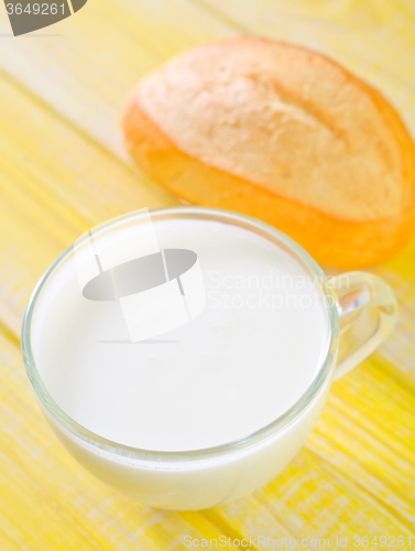 Image of milk and bread