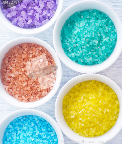 Image of color salt