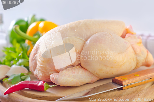 Image of chicken and vegetables
