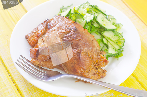 Image of baked meat