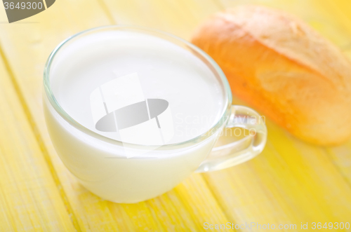 Image of milk and bread