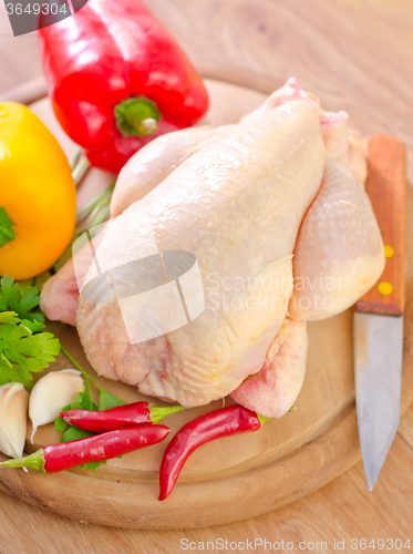 Image of chicken and vegetables