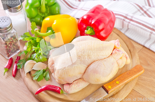 Image of chicken and vegetables