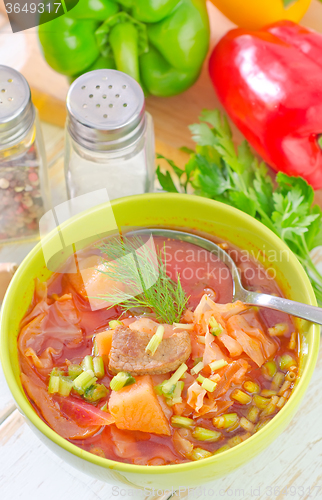 Image of fresh soup