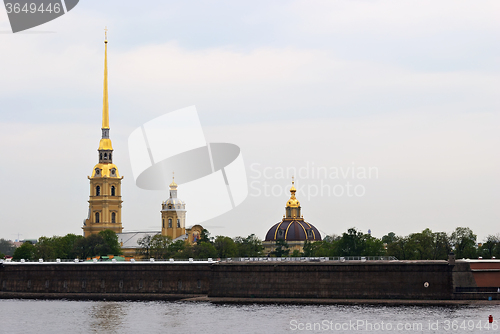 Image of Spiers and dome of the cathedral.