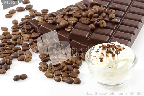 Image of Chocolate with whipped cream