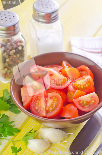 Image of salad from tomato