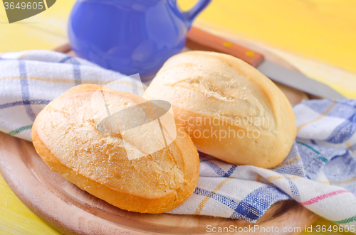 Image of milk and bread
