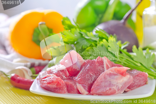 Image of meat and vegetables