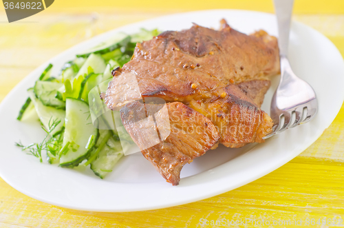 Image of baked meat