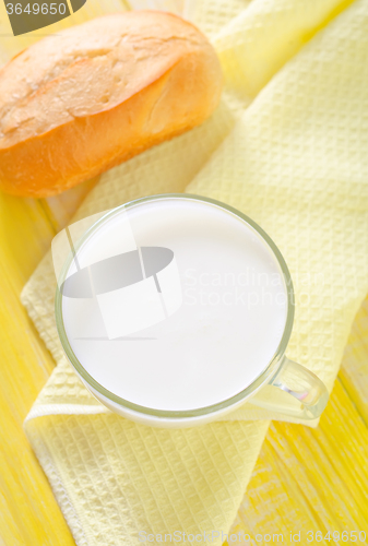 Image of milk and bread