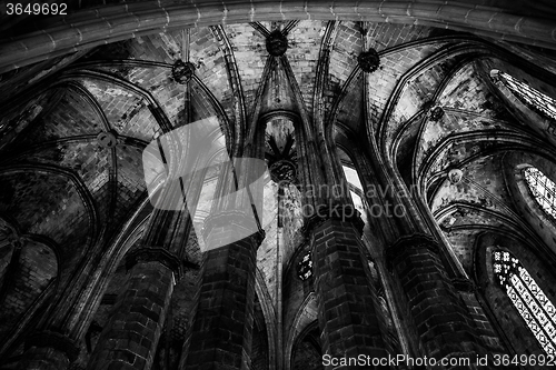 Image of Gothic church interior