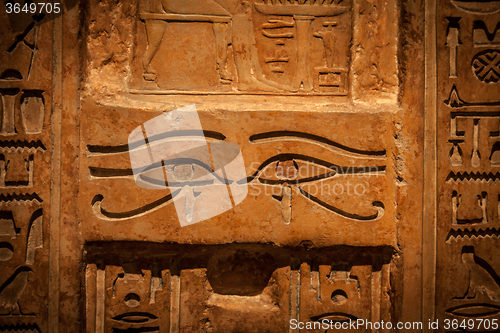 Image of Hieroglyphic detail