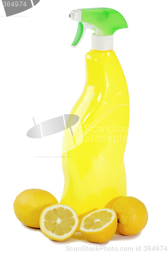 Image of Yellow lemon cleaner