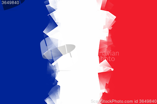 Image of France Flag Cubic