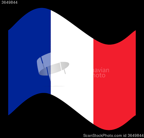 Image of France Flag Wave
