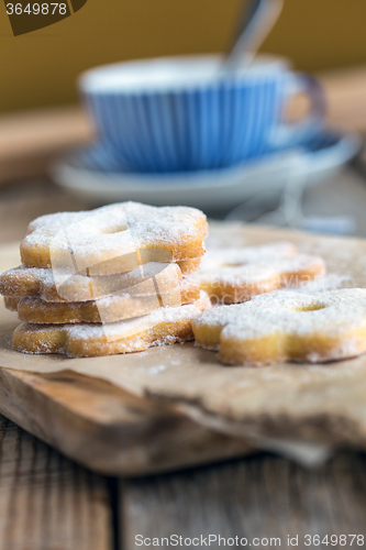 Image of Italian cookies canestrelli.