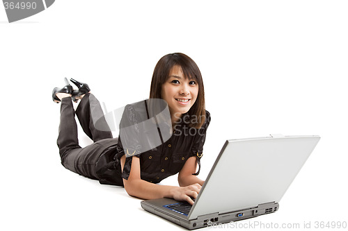 Image of Woman with laptop