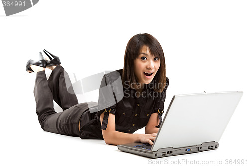 Image of Working woman