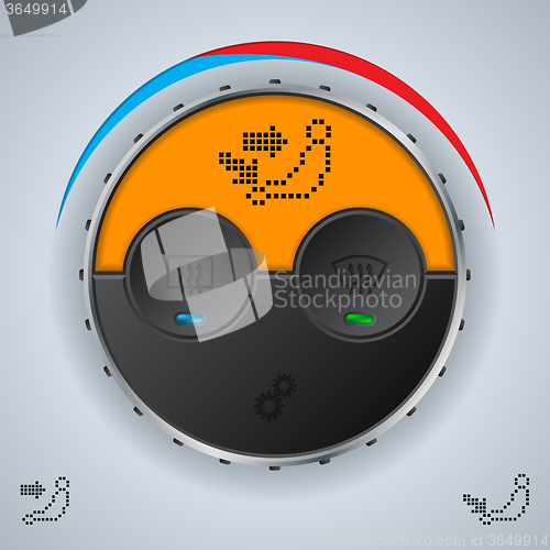 Image of Air condition gauge with lcd display 