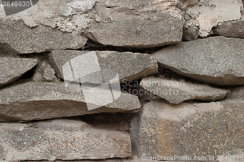 Image of gray stone wall close-up