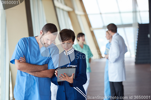 Image of group of medical staff at hospital