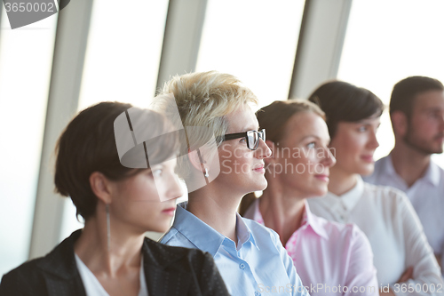 Image of diverse business people group