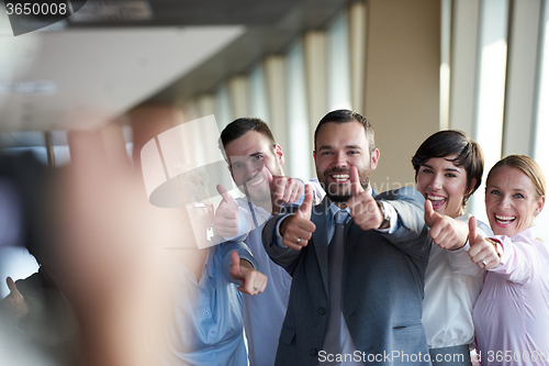 Image of diverse business people group