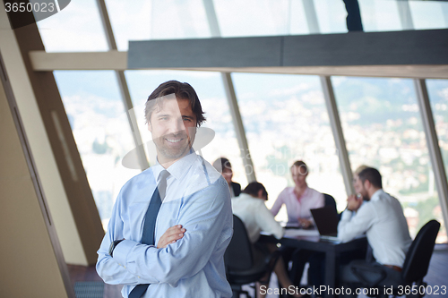 Image of portrait of handosme business man