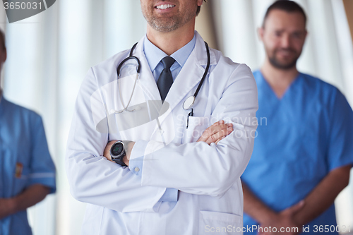 Image of group of medical staff at hospital