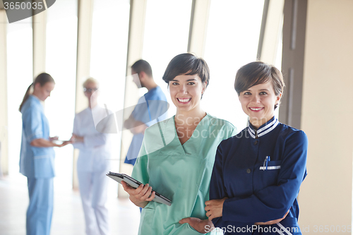 Image of group of medical staff at hospital