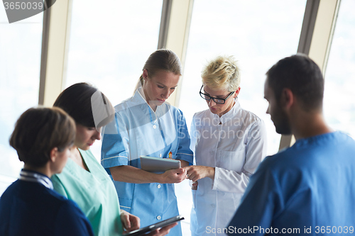 Image of group of medical staff at hospital