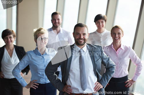 Image of diverse business people group