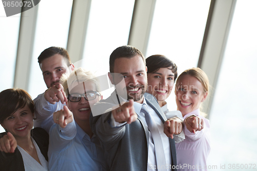 Image of diverse business people group