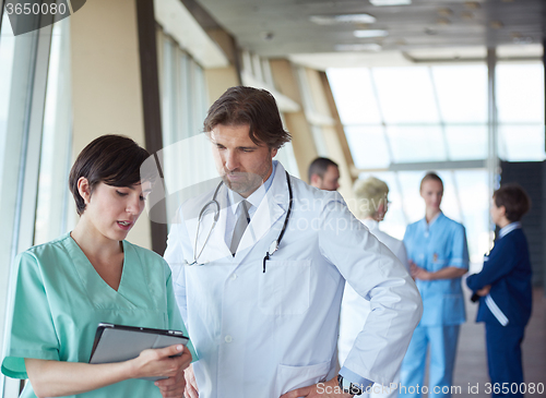 Image of group of medical staff at hospital