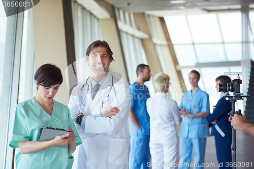 Image of group of medical staff at hospital