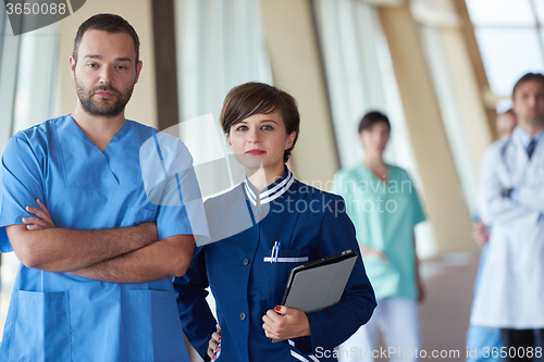 Image of group of medical staff at hospital
